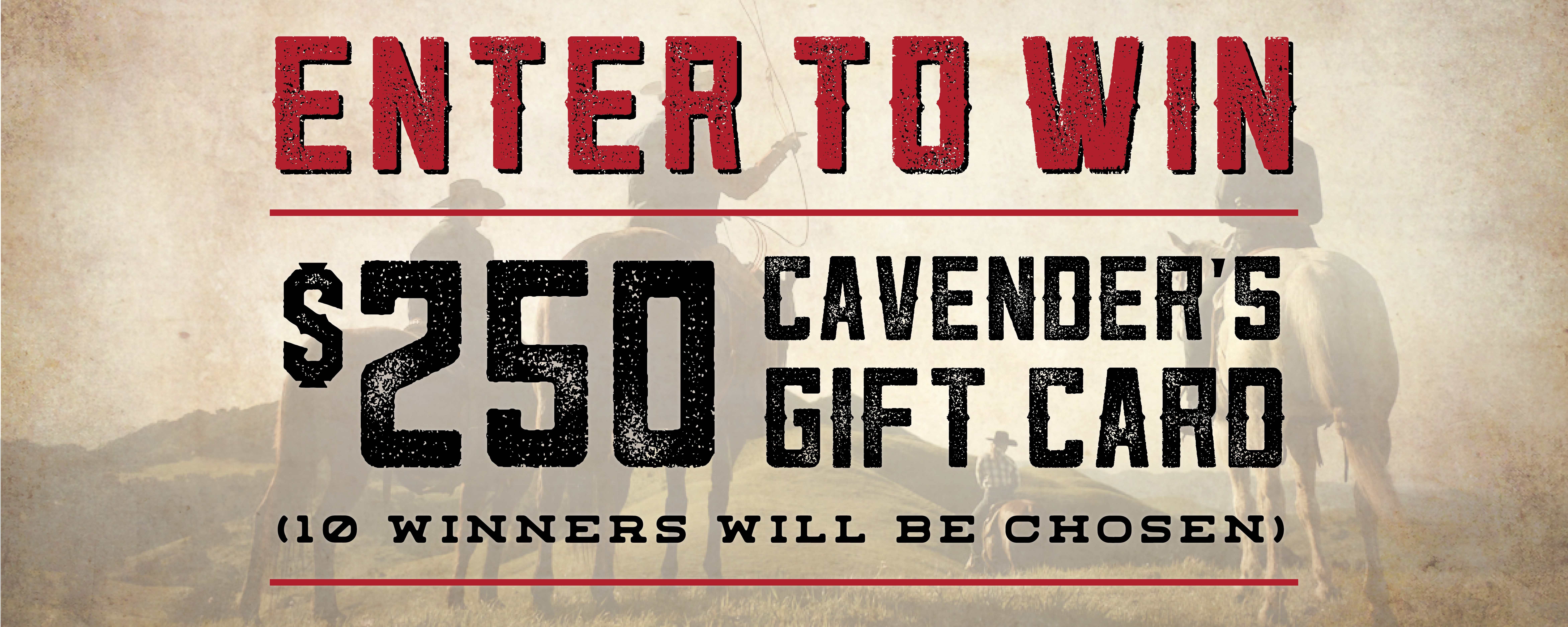 Enter to Win a Cavender's Gift Card
