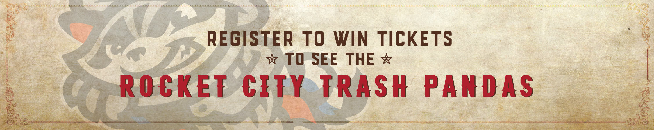 Enter to Win Tickets for the Rocket City Trash Pandas