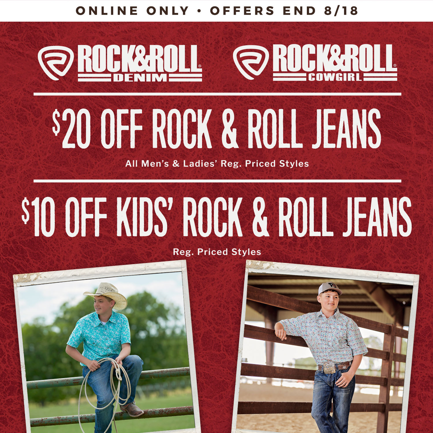 cavender's rock and roll jeans