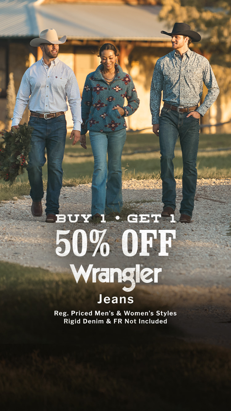 Wrangler Jeans - Buy 1, Get 1 50% Off