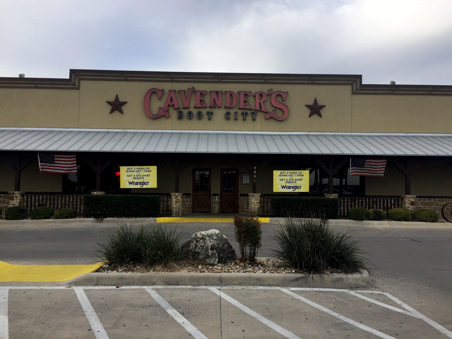 Cavender's Boot City at 4331 IH 35 South in San Marcos, TX